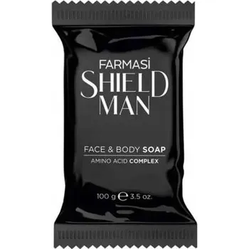 Mýdlo Farmasi Shield Man Mýdlo na obličej a tělo - 100g