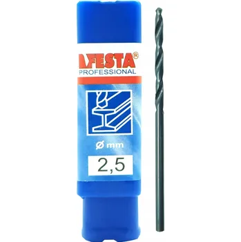 Vrták VRTÁK DO KOVU HSS 2,5 mm DIN 338 FESTA 1 ks