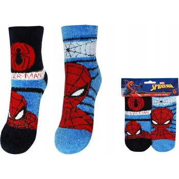 Spiderman PONOŽKY CHLAPECKÉ S ABS PROTISKLUZEM 2-BALENÍ 23/26