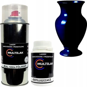 Barva ve spreji Lak ve spreji na vázy RAL 5004, polomatný