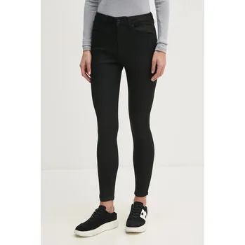 Dámské džíny Džíny Pepe Jeans SUPER SKINNY JEANS HW dámské, černá barva, PL204738XM7 99X, vel. 25/28