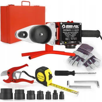 Svářečka Svářečka na trubky PVC PP 2660W polyfúzní + 16mm nástavec 16-63mm