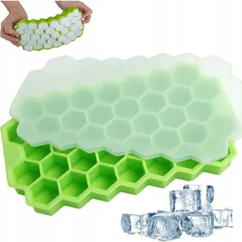 Nádoba na pečení FORMA SILIKONOVÁ FORMA NA LEDOVÉ KOSTKY VOSK HEXAGON MEDOVÁ PLÁSTEV 20 X 12 CM