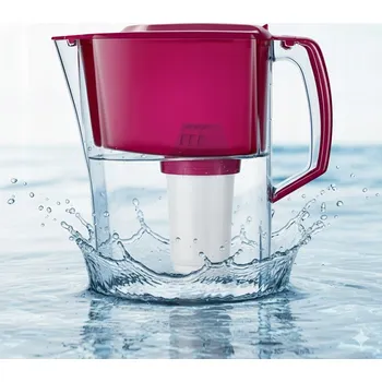 Filtrace vody Filtrační konvice Aquaphor Smile 4 l červená