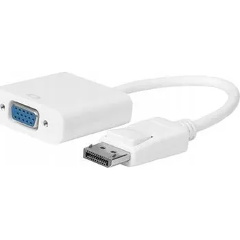 Video kabel Adaptér DisplayPort na VGA (M-F), 15 cm