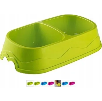 Miska pro psa Dvojitá miska pro psa 1,4 l, 1 Ks