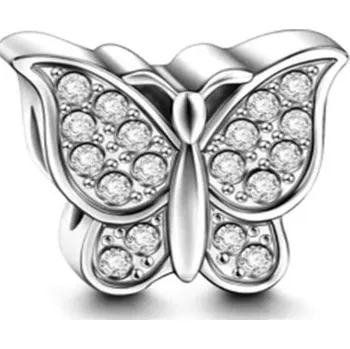 Přívěsek Stříbrný přívěsek motýl vážka tulipán | přívěsek, šperk - B2701