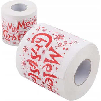 Vánoční dekorace Vánoční toaletní papír s motivem Santa Clause