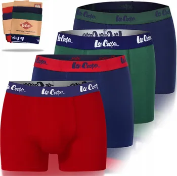 Boxerky LEE COOPER Pánské boxerky 9541 9542 Bavlněné 4 ks. Vel. L