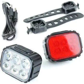 Cyklosvítilna Sada USB-C LED světel na kolo