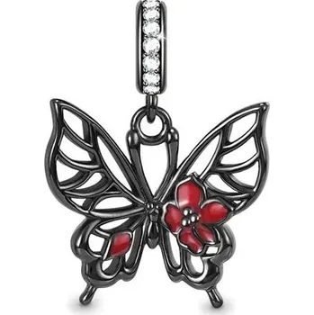 Přívěsek Stříbrný přívěsek motýl vážka tulipán | přívěsek, šperk - B3328