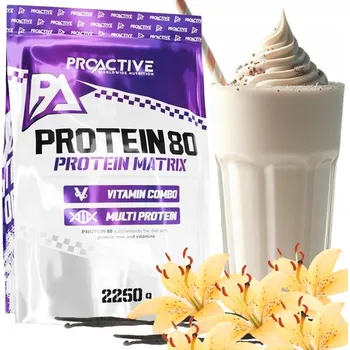 Protein Protein směs proteinů ProActive prášek 2250 g příchuť vanilka