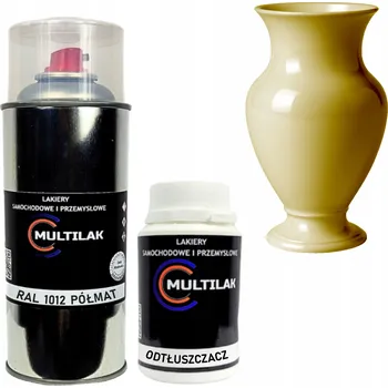 Barva ve spreji Lak ve spreji na vázy RAL 1012 POLOMAT