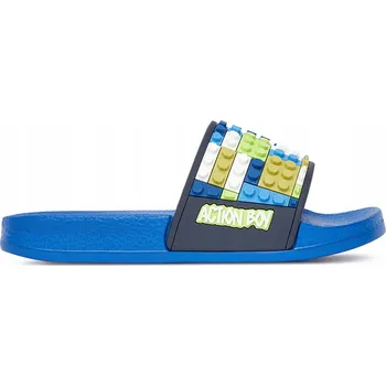 Chlapecké pantofle ACTION BOY dětské pantofle z plast modré, velikost 27