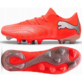 Kopačky PUMA FUTURE 9 MATCH FUSION FG/AG (44) Pánské kopačky Lisovky Oranžové