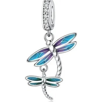 Přívěsek Stříbrný přívěsek motýl vážka tulipán | přívěsek, šperk - B6320