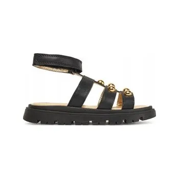 Dívčí sandály Primigi dětské sandály z přírodní kůže černé barvy, velikost 32