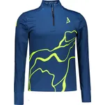 Pánská sportovní mikina premium plus ALTISPORT VOJ/ALM073MI04 NAVY-FLUO YELLOW M