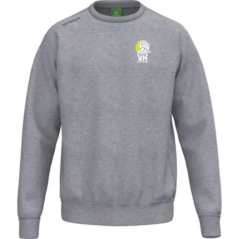 Pánská mikina ERIMA MIKINA PŘES HLAVU 150 VK KARLOVARSKO UNISEX - Šedá - velikost XS