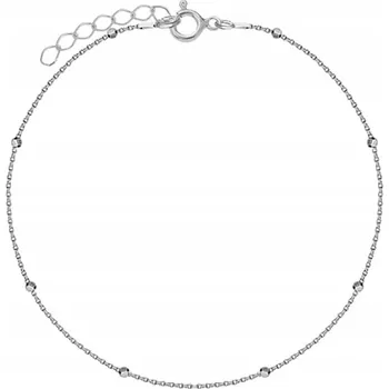 Náramek Stříbrný Náramek Řetízek Kuličky s Možností Věnování