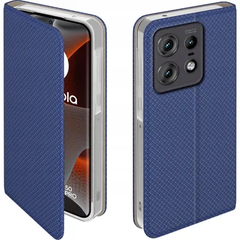 Pouzdro na mobilní telefon Flipové pouzdro KrainaGSM pro Motorola Edge 50 Pro, modré