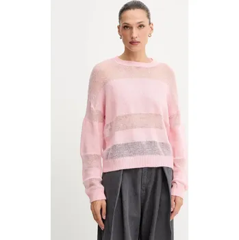Dámský svetr Svetr s příměsí vlny Patrizia Pepe 2K0335.K296 růžová 30X, vel. 40