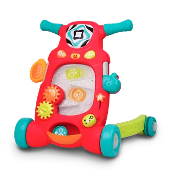 Hračka pro nejmenší HAP-P-KID Moje hudební chodítko s aktivitami 2v1