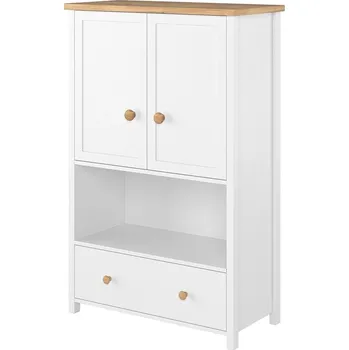 Komoda Komoda Veneti 85 x 42 x 131 cm bílá