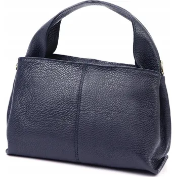 Kabelka LUKA kabelka z pravé kůže modrá
