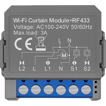 Centrální jednotka pro chytrou domácnost Chytrý modul pro záclony Avatto s Wi‑Fi a RF