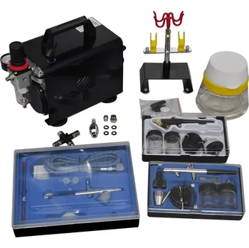 Kompresor Airbrush souprava kompresoru se 3 pistolemi 140286