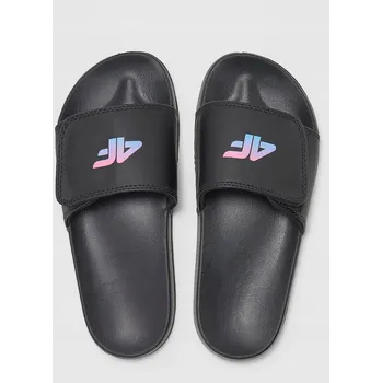 Dámské pantofle 4F dětské pantofle z plast černé velikost 38