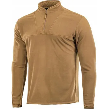 Pánská mikina Pánská mikina fleecová, polar bez kapuce M-Tac Delta Fleece Coyote Brown M