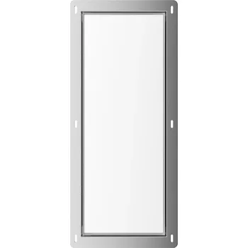 Šatní skříň BALNEO SKŘÍŇKA POD OMÍTKU NA WC ŠTĚTKU LEVÁ BÍLÁ SKLO