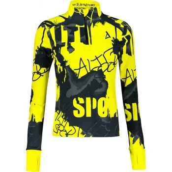Dámská mikina Dámská sportovní mikina premium plus ALTISPORT VOJ/ALW076MI04 FLUO-YELLOW M