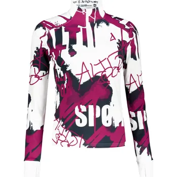 Dámská mikina Dámská sportovní mikina premium plus ALTISPORT VOJ/ALW076MI04 WHITE/WINE S