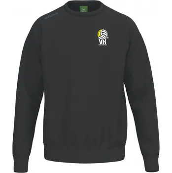 Pánská mikina ERIMA MIKINA PŘES HLAVU 150 VK KARLOVARSKO UNISEX - Černá - velikost XXL