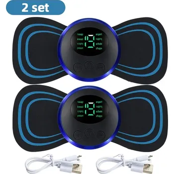 Masážní přístroj Mini elektrický krční masážní přístroj EMS | relaxační pomůcka - oblek 02