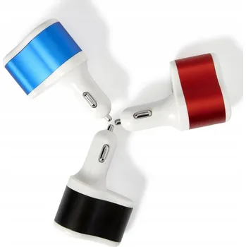 AUTONABÍJEČKA ZAPALOVAČ AUTOMOBILOVÁ 2 x USB GNIAZDO