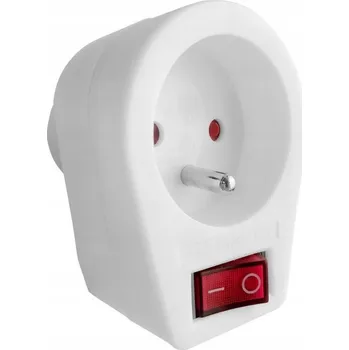 Elektrická zásuvka Zásuvka uzemněná s vypínačem 230V