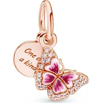 Přívěsek Stříbrný přívěsek motýl vážka tulipán | přívěsek, šperk - B3972