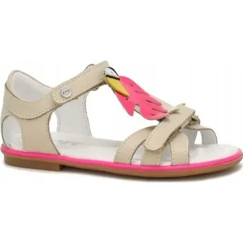 Chlapecké sandály Bartek 1-T-19182035 sandály dětské sandálky z přírodní kůže béžové vel. 34