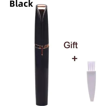 Chytrý elektrický zastřihovač obočí a chloupků | dámský epilátor, holicí strojek - černá