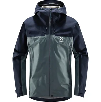 Pánská větrovka Pánská sportovní bunda Haglöfs ROC Flash GTX - modrá Velikost: M