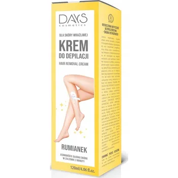 Přípravek na depilaci a epilaci DAYS COSMETICS Krém na depilaci s heřmánkem 120 ml
