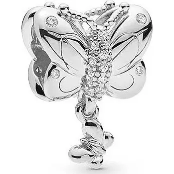 Přívěsek Stříbrný přívěsek motýl vážka tulipán | přívěsek, šperk - B010-Y