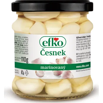 paštika a pomazánka CZ distribuce efko Česnek marinovaný 210 ml