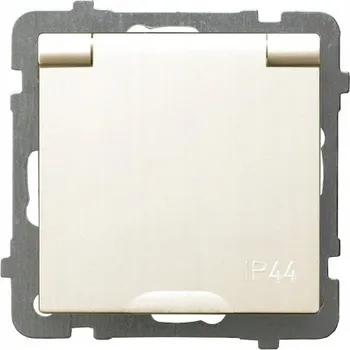 Elektrická zásuvka Ospel béžová nástěnná Elektrická Zásuvka