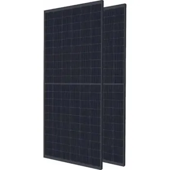 solární panel PV modul JA Solar 500W, mono-Si, bifaciální, N-typ polovodičové články 182mm, přibližně 120cm kabely, konektor MC4-EVO2A, hmotnost 27,3kg, Full Black
