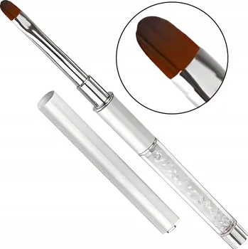 Kosmetický štětec Štětec na gel Maxim stříbrný syntetický velikost 6